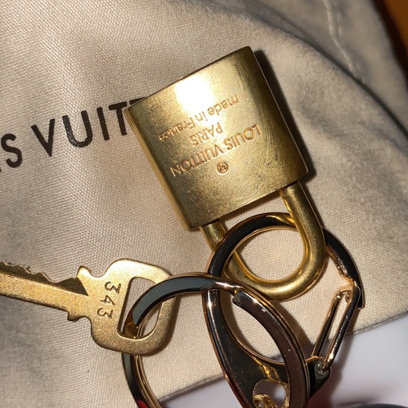 Louis Vuitton Lock and Key Set. Charm is generic and gifted - Picture 5 of 6